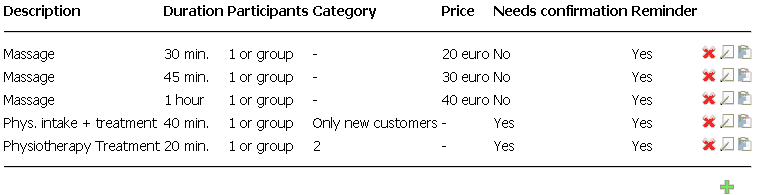 appointment scheduling: appointments