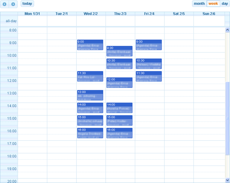 Online agenda planning software: personeelsplanning, reserveringssysteem, afspraken planner